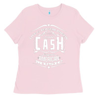 Bubblegum Pink Johnny Cash Music Ladies Tee - artisFamous