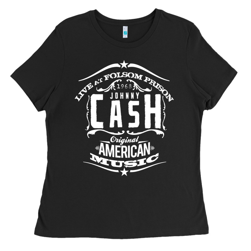 Johnny Cash Music Ladies Tee by artisFamous | Teevron