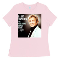 Bubblegum Pink Best Barry Manilow Ladies Tee - artisFamous