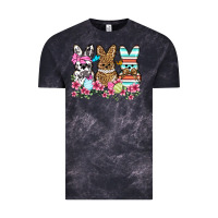 Cloud Black Western Easter peeps Vintage Tee - OliviaCreatesArt