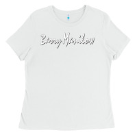 White Best Barry Manilow Ladies Tee - artisFamous