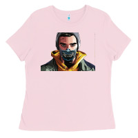 Bubblegum Pink codfish beatbox Ladies Tee - artisFamous