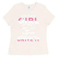 Bone mustang i m a girl who drives a mustang Ladies Tee - artisFamous