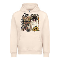 Sandshell life is better with a pug Urban Hoodie - JahusDesignShop