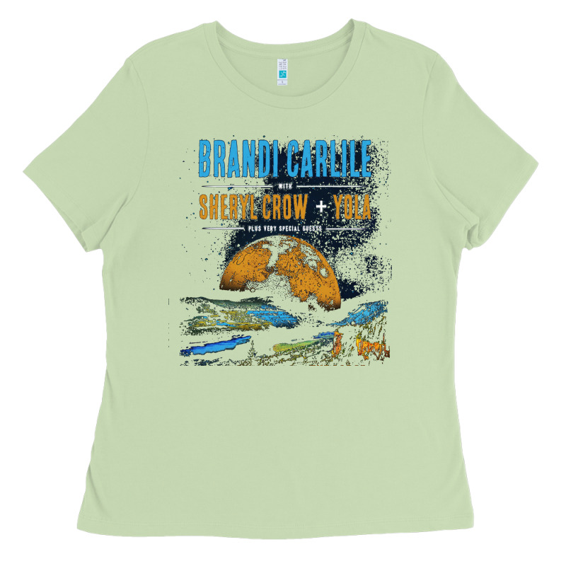 Brandi Carlile Poster Ladies Tee by artisFamous | Teevron
