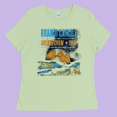 Brandi Carlile Poster Ladies Tee Designed By Artisfamous