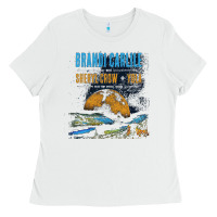 White Brandi Carlile Poster Ladies Tee - artisFamous