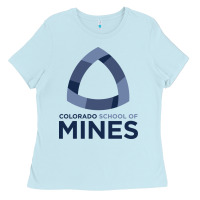 Baby Blue School of Mines Ladies Tee - artisFamous