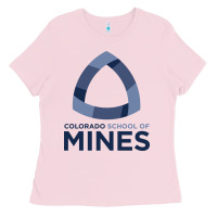 Bubblegum Pink School of Mines Ladies Tee - artisFamous
