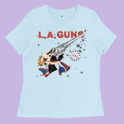 La Guns Ladies Tee Designed By Artisfamous
