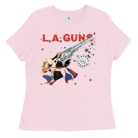 Bubblegum Pink la guns Ladies Tee - artisFamous