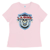 Bubblegum Pink la guns new Ladies Tee - artisFamous