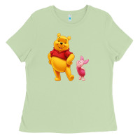 Matcha Winnie the Pooh Piglet Ladies Tee - artisFamous