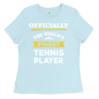 Baby Blue the world's finest tennis player Ladies Tee - artisFamous