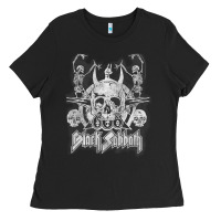 Black black sab.bath official vintage dancing skele Ladies Tee - artisFamous