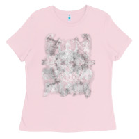 Bubblegum Pink black sab.bath official vintage dancing skele Ladies Tee - artisFamous