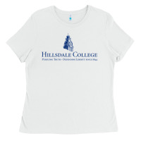 White Hillsdale College Ladies Tee - artisFamous