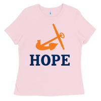Bubblegum Pink Hope College Ladies Tee - artisFamous