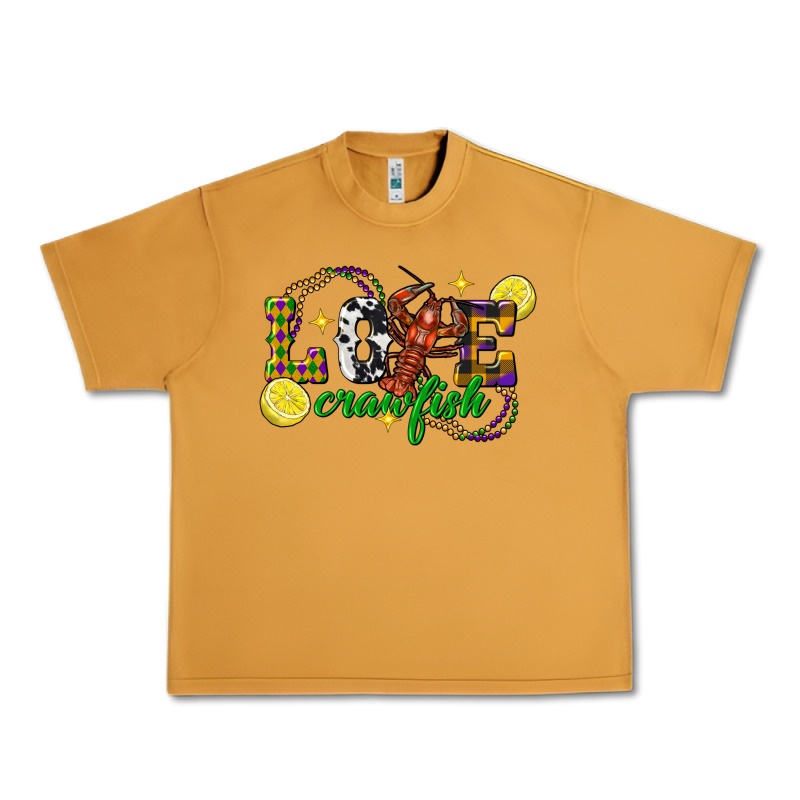 Mardi Gras Love Crawfish Urban Heavy Tee by FaDigitalArtStudio | Teevron