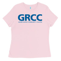 Bubblegum Pink Grand Rapids Community College Ladies Tee - artisFamous