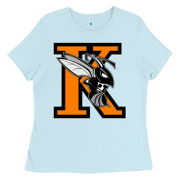 Baby Blue Kalamazoo College Ladies Tee - artisFamous