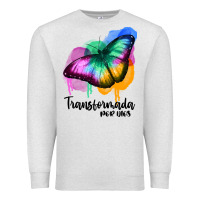 Oatmeal Heather transformada por dios Premium Sweatshirt - JahusDesignShop