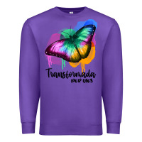 Purple transformada por dios Premium Sweatshirt - JahusDesignShop