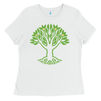 White Maharishi International College Ladies Tee - artisFamous