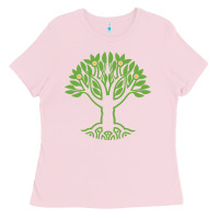 Bubblegum Pink Maharishi International College Ladies Tee - artisFamous