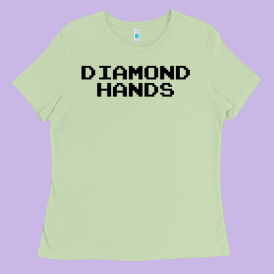 Diamond Hands Ladies Tee Designed By Artisfamous