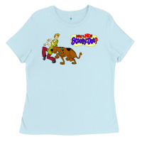 Baby Blue Scooby Doo Ladies Tee - artisFamous