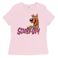 Bubblegum Pink Scooby-Doo Ladies Tee - artisFamous