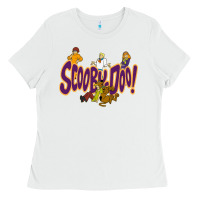 White Scooby-Doo Ladies Tee - artisFamous