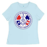 Baby Blue association of machinists and aerospace workers classic Ladies Tee - artisFamous
