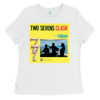 White two sevens clash culture Ladies Tee - artisFamous