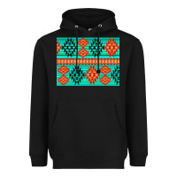 Black aztec pattern background 3200x2400 Heavyweight Hoodie - AdoDesignShop