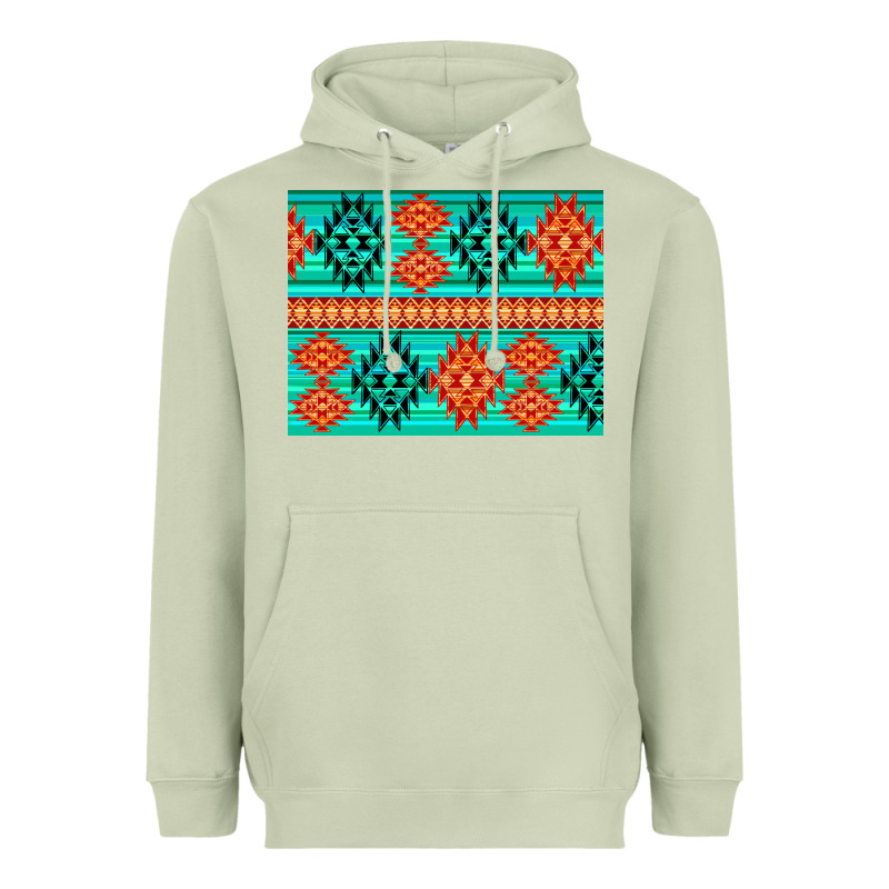 Aztec Pattern Background 3200x2400 Heavyweight Hoodie by AdoDesignShop | Teevron