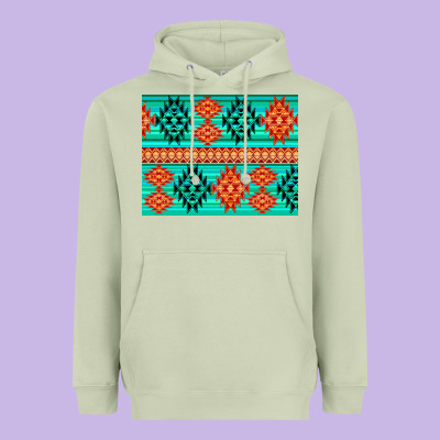 Aztec Pattern Background 3200x2400 Heavyweight Hoodie Designed By Adodesignshop