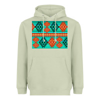 Matcha aztec pattern background 3200x2400 Heavyweight Hoodie - AdoDesignShop