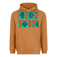 Meerkat aztec pattern background 3200x2400 Heavyweight Hoodie - AdoDesignShop