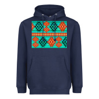 Navy aztec pattern background 3200x2400 Heavyweight Hoodie - AdoDesignShop