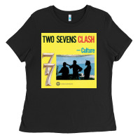 Black two sevens clash culture Ladies Tee - artisFamous