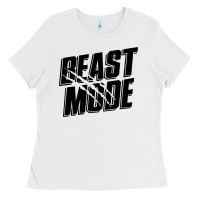 White beast mode classic Ladies Tee - artisFamous