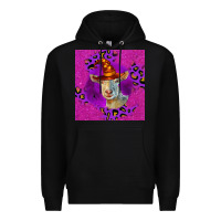 Black Halloween Saanen Goat Premium Hoodie - LillyAllenDesigns