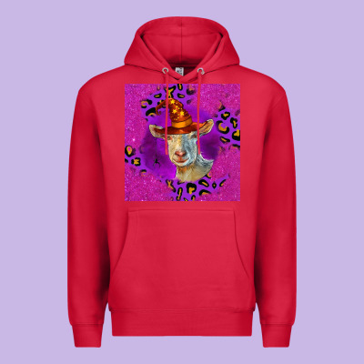 Halloween Saanen Goat Premium Hoodie Designed By Lillyallendesigns