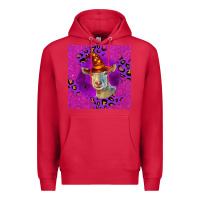 Cardinal Halloween Saanen Goat Premium Hoodie - LillyAllenDesigns
