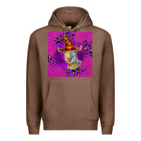 Chestnut Halloween Saanen Goat Premium Hoodie - LillyAllenDesigns
