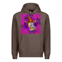 Coffee Halloween Saanen Goat Premium Hoodie - LillyAllenDesigns