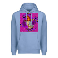 Colony Blue Halloween Saanen Goat Premium Hoodie - LillyAllenDesigns