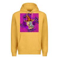 Mustard Halloween Saanen Goat Premium Hoodie - LillyAllenDesigns